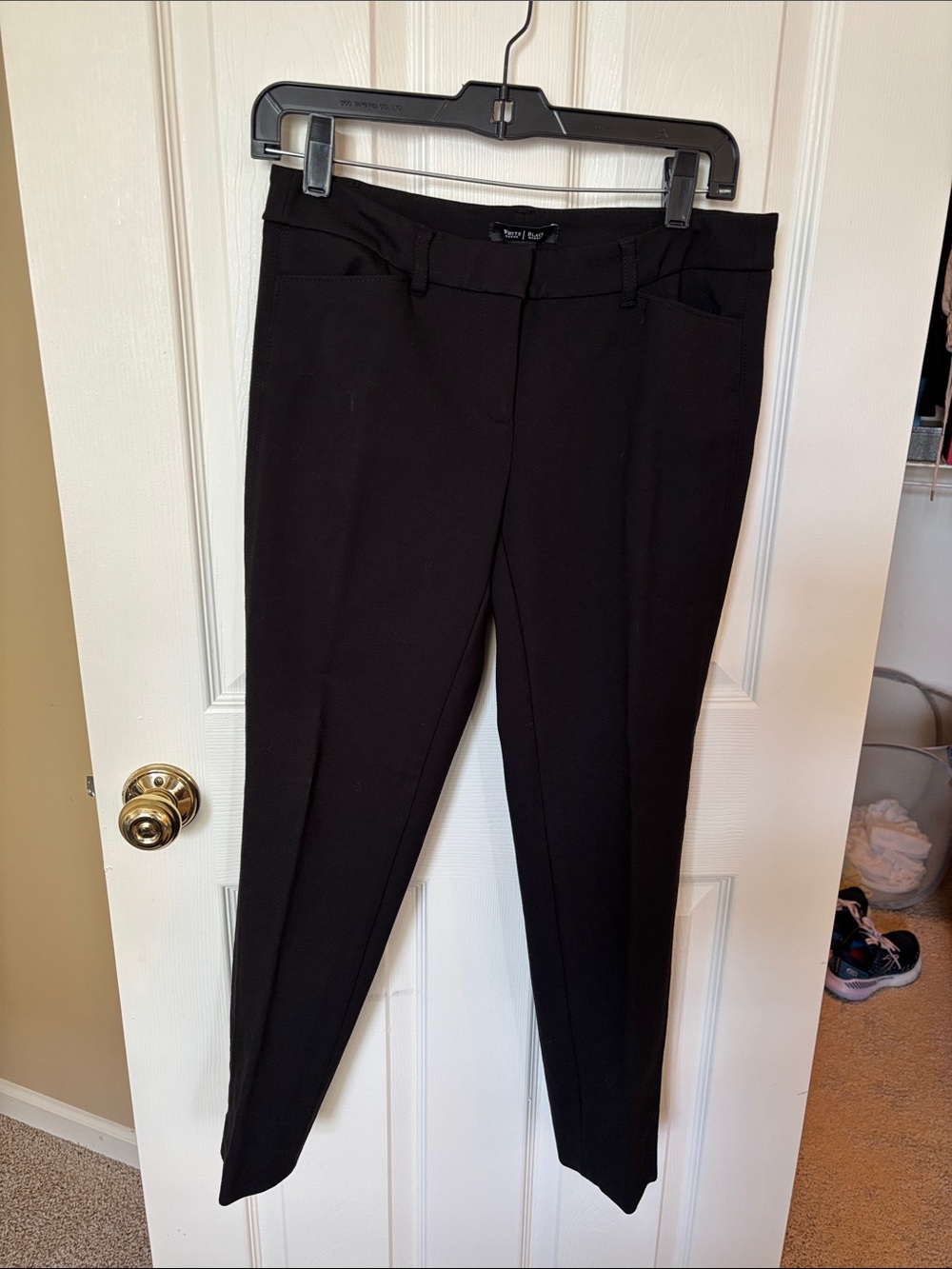 White House Black Market Black Slim Tailored Ankle Pants